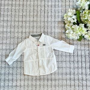 IKKS Baby Boy White Button Down